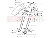 gilera H@k M.Y. 2001 Front mudguard