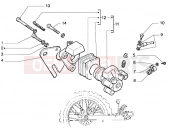 gilera H@k M.Y. 2001 Rear brake caliper