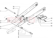 gilera H@k M.Y. 2001 Rear fork