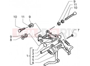 gilera Ice középállvány