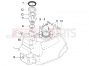 Fuel tank - Gilera Nexus 250 2006