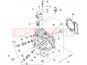 Head unit - Valve - Gilera Nexus 250 2006