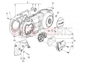 gilera 2007 Nexus 250 Crankcase cover - Crankcase cooling