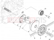 varióváltó - Gilera Nexus 250 2007