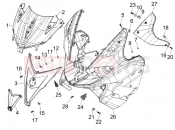 Front shield - Gilera Nexus 250 SP 2007