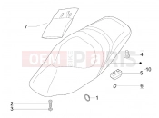Saddle/seats - Gilera Nexus 250 SP 2007
