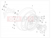 Rear wheel - Gilera Nexus 500 2007