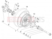 gilera 2011 Nexus 500 Front wheel