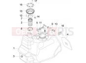 gilera 2011 Nexus 500 Fuel tank