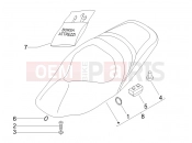 Saddle/seats - Gilera Nexus 500 SP 2006