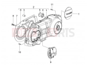 gilera 2008 Oregon 250 Crankcase cover - Crankcase cooling