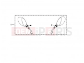 gilera 2010 Oregon 250 Driving mirror/s