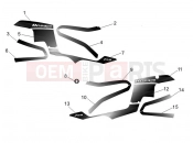 gilera 2010 Oregon 250 Plates - Emblems