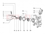 gilera Runner 125 FX 2T Cylinder head and induction pipe