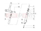gilera Runner 125 FX 2T Mvp front fork component parts