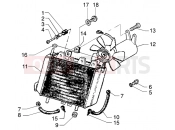 gilera Runner 125 VX 4T Coolant radiator