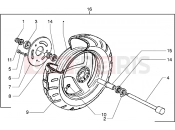 gilera Runner 180 VXR Front wheel