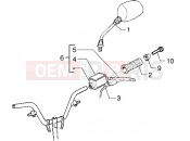 gilera Runner 180 VXR Handlebars component parts