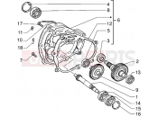 gilera Runner 180 VXR Rear wheel shaft