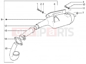 gilera Runner 180 VXR Silencer