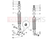 Rear damper - Gilera Runner 200 VXR 4T