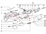 Rear tail lamp - Gilera Runner 200 VXR 4T