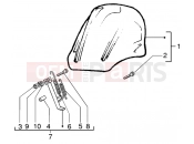 Windshield kit-stand kit - Gilera Runner 200 VXR 4T