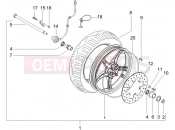 gilera 2005 Runner 50 Pure Jet SC Front wheel