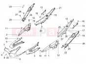 gilera 2005 Runner 50 Pure Jet SC Side cover - Spoiler