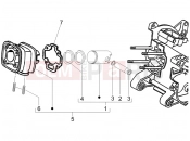 gilera 2006 Runner 50 Pure Jet SC Cylinder-piston-wrist pin unit