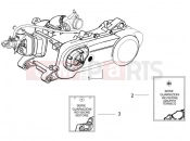 gilera 2005 Runner 50 Pure Jet Engine, assembly