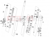 gilera 2005 Runner 50 Pure Jet Fork's components (MVP)