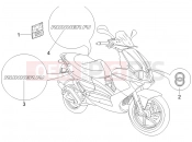 gilera 2005 Runner 50 Pure Jet Plates - Emblems