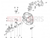 gilera 2005 Runner 50 Pure Jet Throttle body - Injector - Induction joint