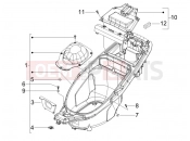 Helmet huosing - Undersaddle - Gilera Runner 50 Pure Jet 2007