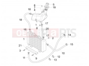 Cooling system - Gilera Runner 50 Pure Jet 2011