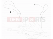 Driving mirror/s - Gilera Runner 50 Pure Jet 2011