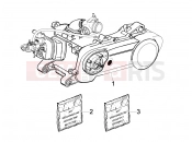 Engine, assembly - Gilera Runner 50 Pure Jet 2011