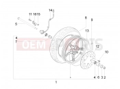 Front wheel - Gilera Runner 50 Pure Jet 2011