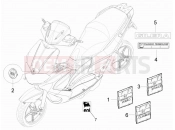 Plates - Emblems - Gilera Runner 50 Pure Jet 2011