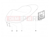 Saddle/seats - Gilera Runner 50 Pure Jet 2011