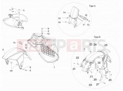 Wheel huosing - Mudguard - Gilera Runner 50 Pure Jet 2011