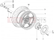 gilera 2008 Runner 50 SP -SC- Rear wheel
