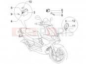 gilera 2008 Runner 50 SP -SC- Remote control switches - Battery - Horn