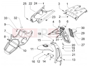 gilera 2013 Runner 50 SP Rear cover - Splash guard