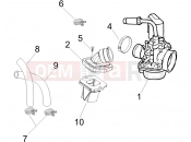 gilera 2014 Runner 50 SP karburátor - szívótorok