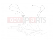 gilera 2014 Runner 50 SP tükör