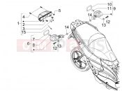 gilera 2014 Runner 50 SP hátsó lámpa - irányjelző