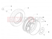 gilera 2016 Runner 50 SP Rear wheel