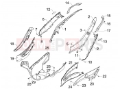 gilera 2017 Runner 50 SP Side cover - Spoiler